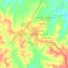 Mapa topográfico Tupanciretã, altitud, relieve