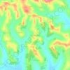 Mapa topográfico Cascine Napoli, altitud, relieve