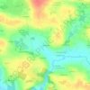 Mapa topográfico La Borgnerie, altitud, relieve