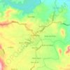 Mapa topográfico Hai Riêng, altitud, relieve