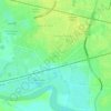 Mapa topográfico Gwari, altitud, relieve