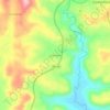 Mapa topográfico Linha Olaria, altitud, relieve