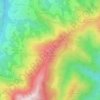Mapa topográfico Zipuru (Gurutzeko Gaina), altitud, relieve