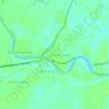 Mapa topográfico desa Pulau, altitud, relieve