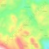 Mapa topográfico Tierra Blanca, altitud, relieve