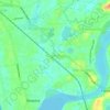 Mapa topográfico Kundayithode, altitud, relieve
