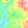 Mapa topográfico Fornos de Ledra, altitud, relieve