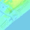 Mapa topográfico Balneário Torneiro, altitud, relieve