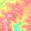 Mapa topográfico Magalhã, altitud, relieve