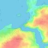 Mapa topográfico Ar Vihl, altitud, relieve