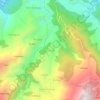 Mapa topográfico Chaud, altitud, relieve