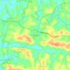 Mapa topográfico Peringode, altitud, relieve