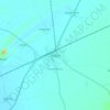 Mapa topográfico Degana, altitud, relieve
