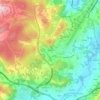 Mapa topográfico Toroño, altitud, relieve