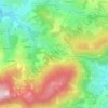 Mapa topográfico Chez Courried, altitud, relieve