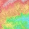 Mapa topográfico Causse Grand, altitud, relieve