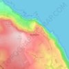 Mapa topográfico Ravenscar, altitud, relieve