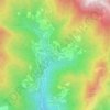 Mapa topográfico Moano, altitud, relieve
