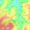 Mapa topográfico Pinsamont, altitud, relieve