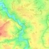 Mapa topográfico La Surière, altitud, relieve