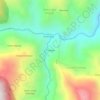 Mapa topográfico Chongos, altitud, relieve