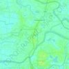 Mapa topográfico Kadapra, altitud, relieve