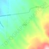Mapa topográfico Comodeje, altitud, relieve