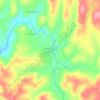 Mapa topográfico Mesa de los Návar, altitud, relieve