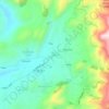 Mapa topográfico Halki, altitud, relieve