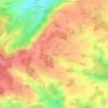 Mapa topográfico Les Usages, altitud, relieve