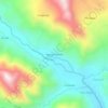 Mapa topográfico Nuevo Chontali, altitud, relieve
