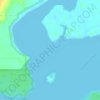 Mapa topográfico Hardy Inlet, altitud, relieve