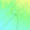 Mapa topográfico Ranikhata, altitud, relieve