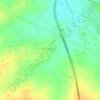Mapa topográfico Kardanur, altitud, relieve