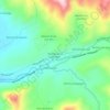 Mapa topográfico Recinto Arroz Uco Bajo, altitud, relieve