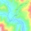 Mapa topográfico Chunchuca, altitud, relieve