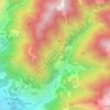 Mapa topográfico Kembli, altitud, relieve