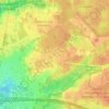 Mapa topográfico Kwalaak, altitud, relieve