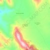 Mapa topográfico Pedregal de San Nicolás, altitud, relieve