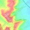 Mapa topográfico Les Gros Créons, altitud, relieve