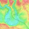 Mapa topográfico Lacuisine, altitud, relieve
