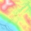 Mapa topográfico Cerro Picaflor Orito, altitud, relieve