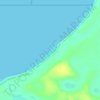 Mapa topográfico Nanga Bay WA, altitud, relieve