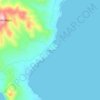 Mapa topográfico Soros, altitud, relieve