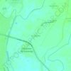 Mapa topográfico Las Crucecitas, altitud, relieve