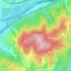 Mapa topográfico Torrassa del Moro, altitud, relieve