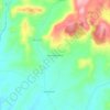 Mapa topográfico Boada de Villadiego, altitud, relieve