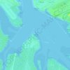 Mapa topográfico Anderson Point, altitud, relieve