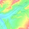 Mapa topográfico Chuquillanqui, altitud, relieve