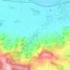 Mapa topográfico Polsing, altitud, relieve